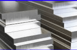 Stacked aluminium Plates